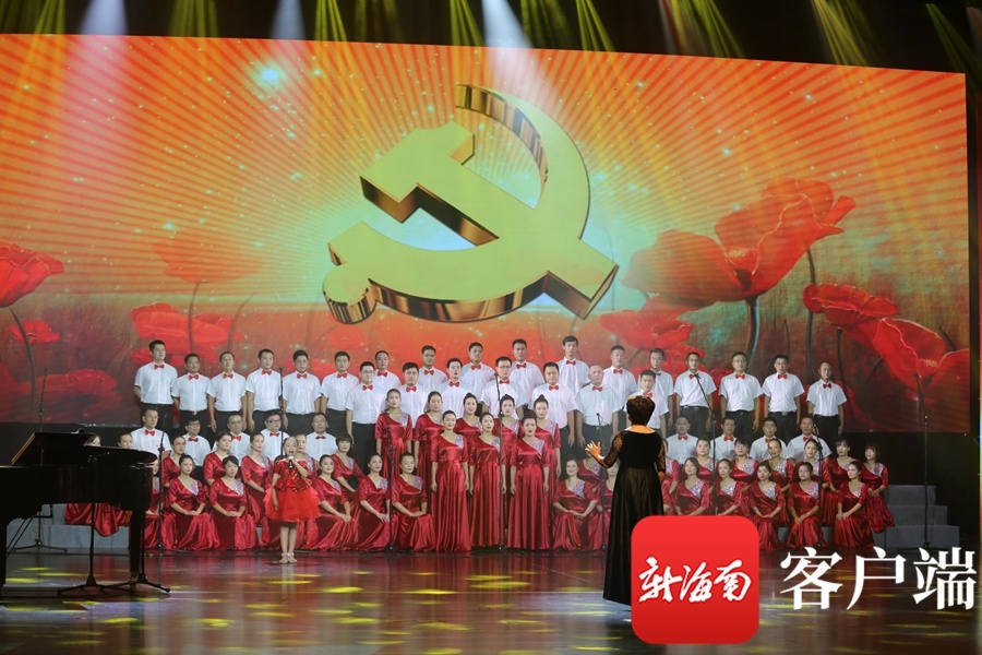 海口龙华区举办千人红歌合唱赛 掀起党史学习教育高潮