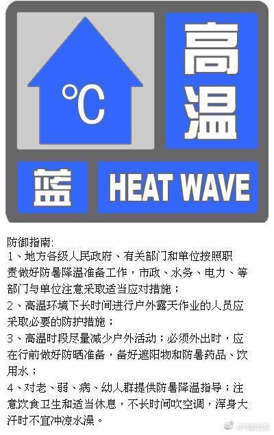 注意防暑防风！6月19日20日两天持续高温