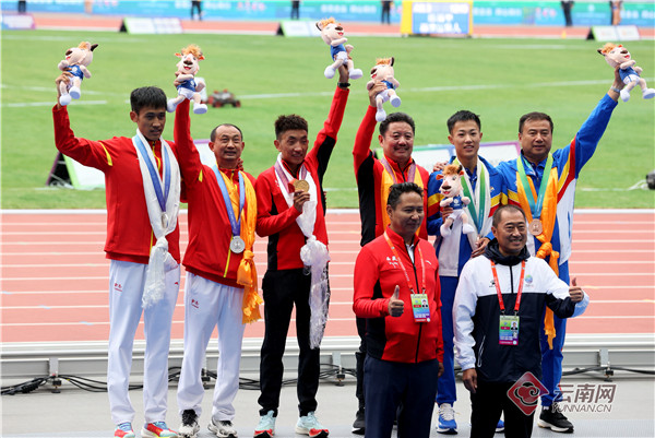 全运会男子5000米决赛宗庆华为云南队拼下一银