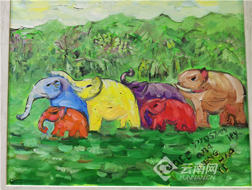 来看孩子们心中的生物多样性保护昆明美术作品展开展