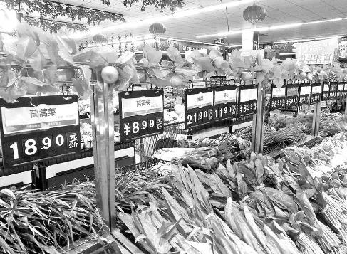 昆明蔬菜价格上涨菠菜21.9元/公斤