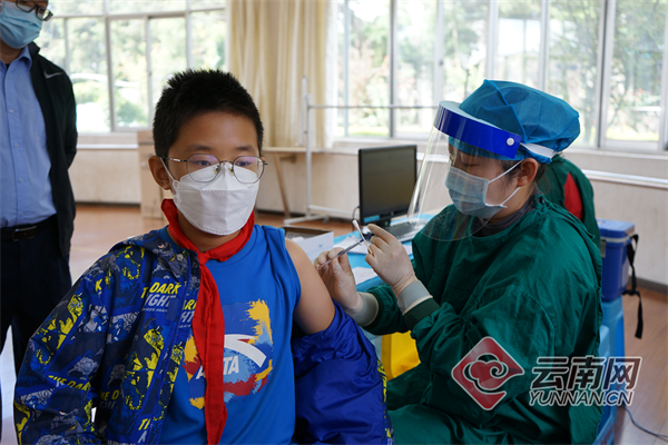 云南陆良县有序推进3-11周岁儿童新冠疫苗接种