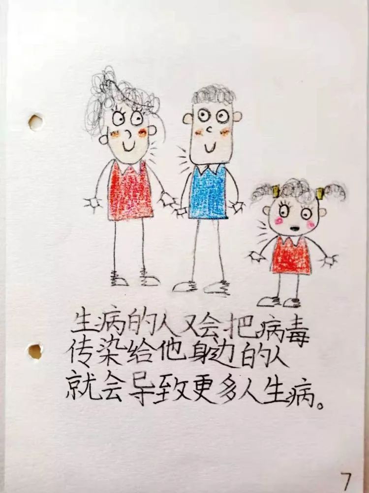 云南玉溪一名小学生的抗击新型冠状病毒绘本