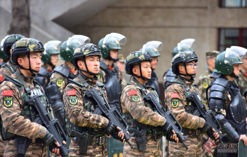 热血沸腾铁骨铮铮,武警曲靖支队全面吹响练兵备战号角!(组图)