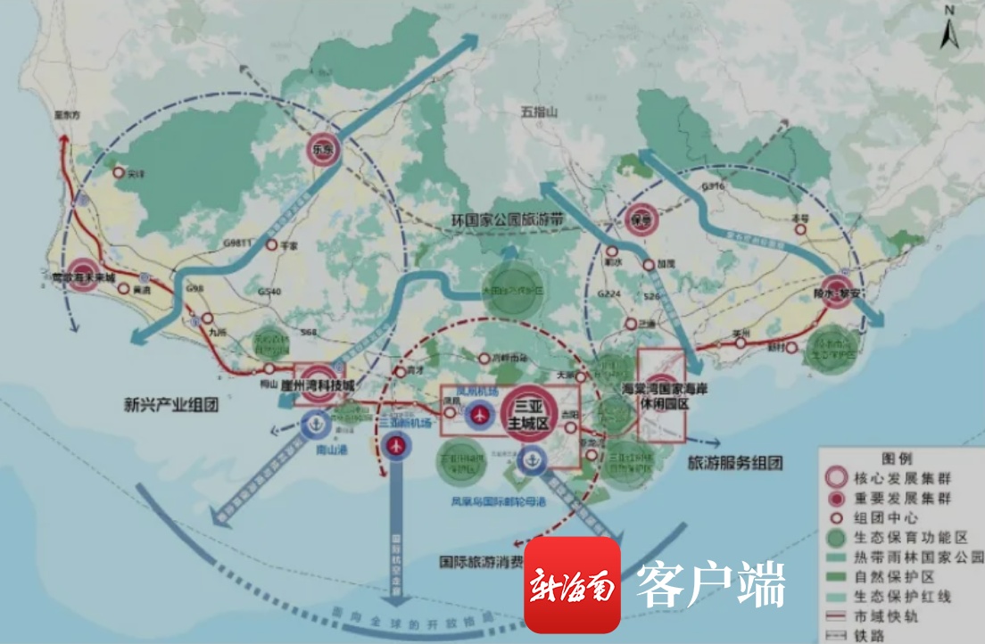 海南省国土空间咋规划如何构筑两大经济圈快来提建议