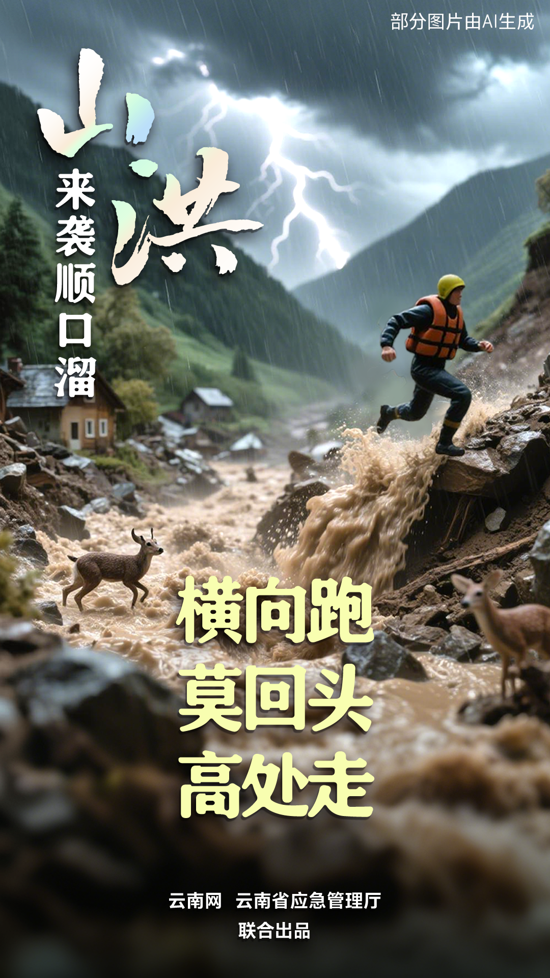 灾害来袭,如何紧急避险?一组海报教你应对