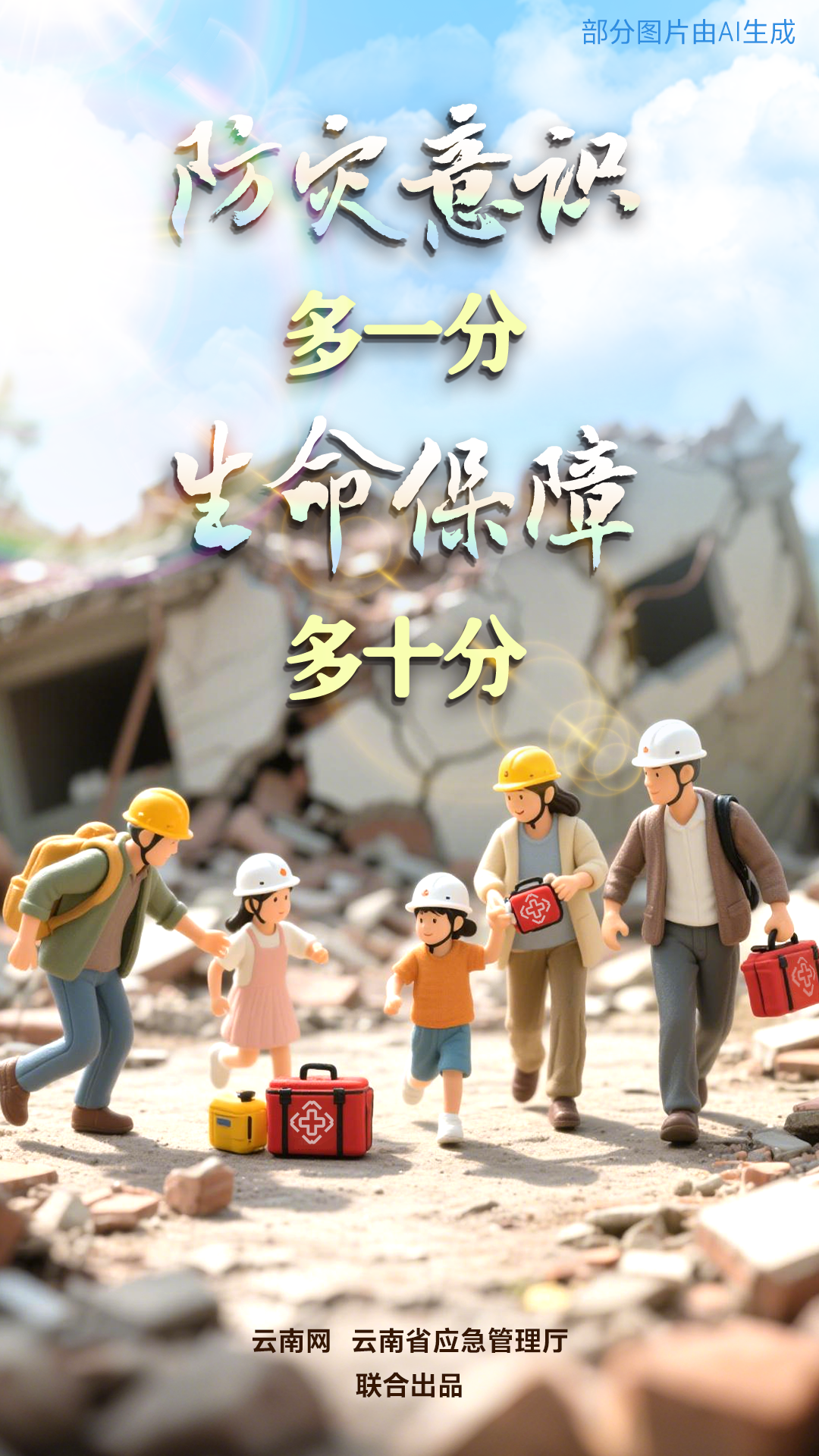灾害来袭,如何紧急避险?一组海报教你应对