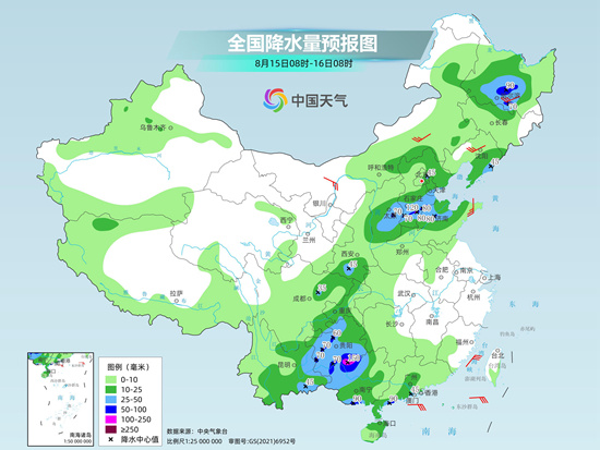 受“杨柳”残涡影响贵州等地有强降雨 东北华北强对流天气频繁