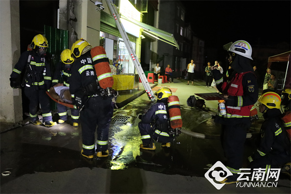 云南威信消防这场“双盲”演练检验实战能力